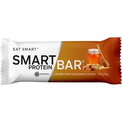 Smart Protein Bar- Caramel Honey Macadamia Flavour Protein Bar-12x60g