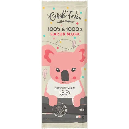 Carob Farm- Carob Block 100's & 1000's-12x95g