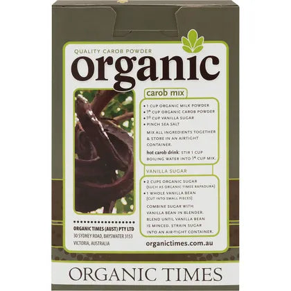 Organic Times- Carob Powder-200g