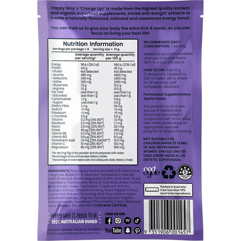 Happy Way- Charge Up Dragon Fruit-60g