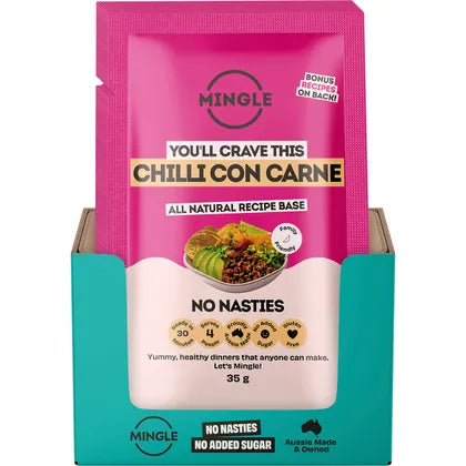 Mingle- Chilli Con Carne All Natural Recipe Base-12x35g