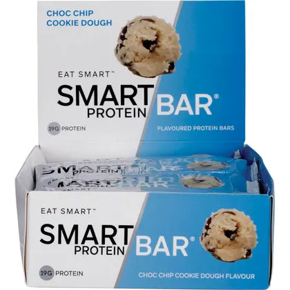 Smart Protein Bar- Choc Chip Cookie Dough Flavour Protein Bar-12x60g