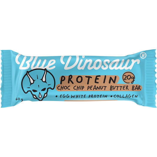 Blue Dinosaur- Choc Chip Peanut Butter Protein Bar-12x60g