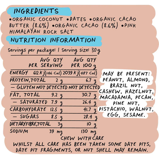 Blue Dinosaur- Chocolate Brownie Bite -18x30g