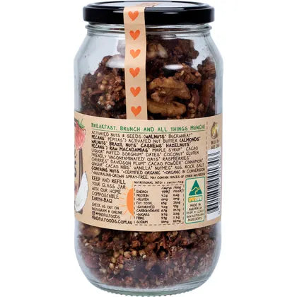 Mindful Foods- Chocolate Clusters Davidson Plum Organic & Activated-350g