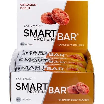 Smart Protein Bar- Cinnamon Donut Flavour Protein Bar-12x60g