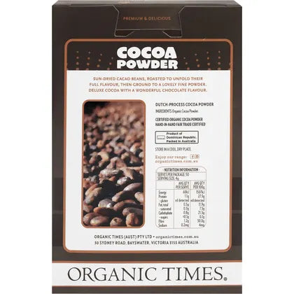 Organic Times- Cocoa Powder-200g