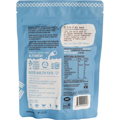 Niulife- Coconut Milk Powder Makes Up To 2 Litres-200g