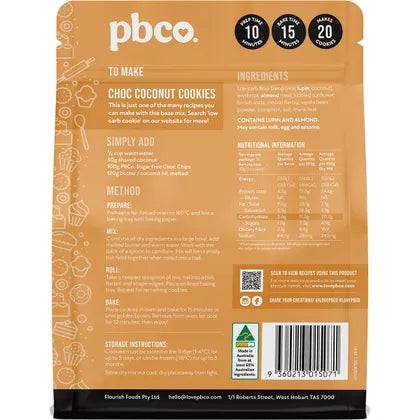 PBco- Cookie Mix Low Carb-320g