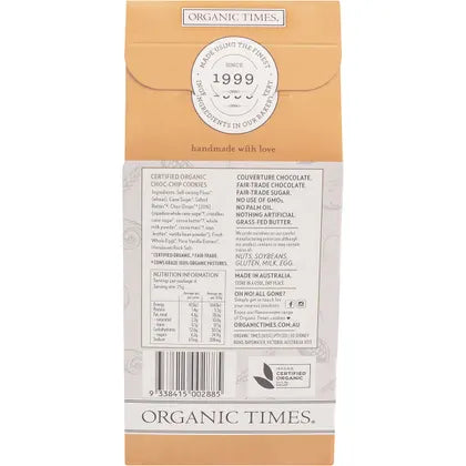 Organic Times- Cookies Choc Chip-150g