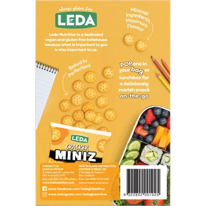 Leda- Cracker Miniz Cheeze Multi 6 Pack-6x150g