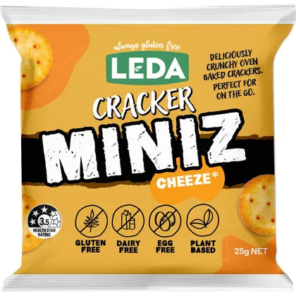 Leda- Cracker Miniz Cheeze Multi 6 Pack-6x150g