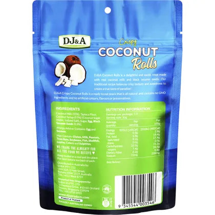 DJ&A- Crispy Coconut Rolls-20x70g