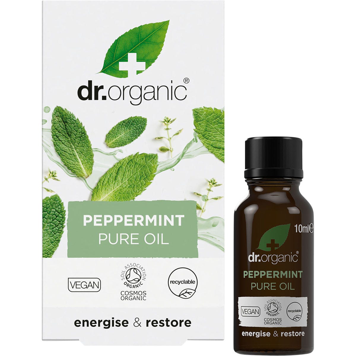 Dr. Organic- Peppermint Oil 100% Pure-10ml