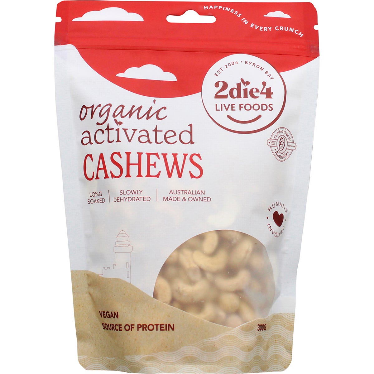 2die4 Live Foods- Organic Activated Cashews-300g