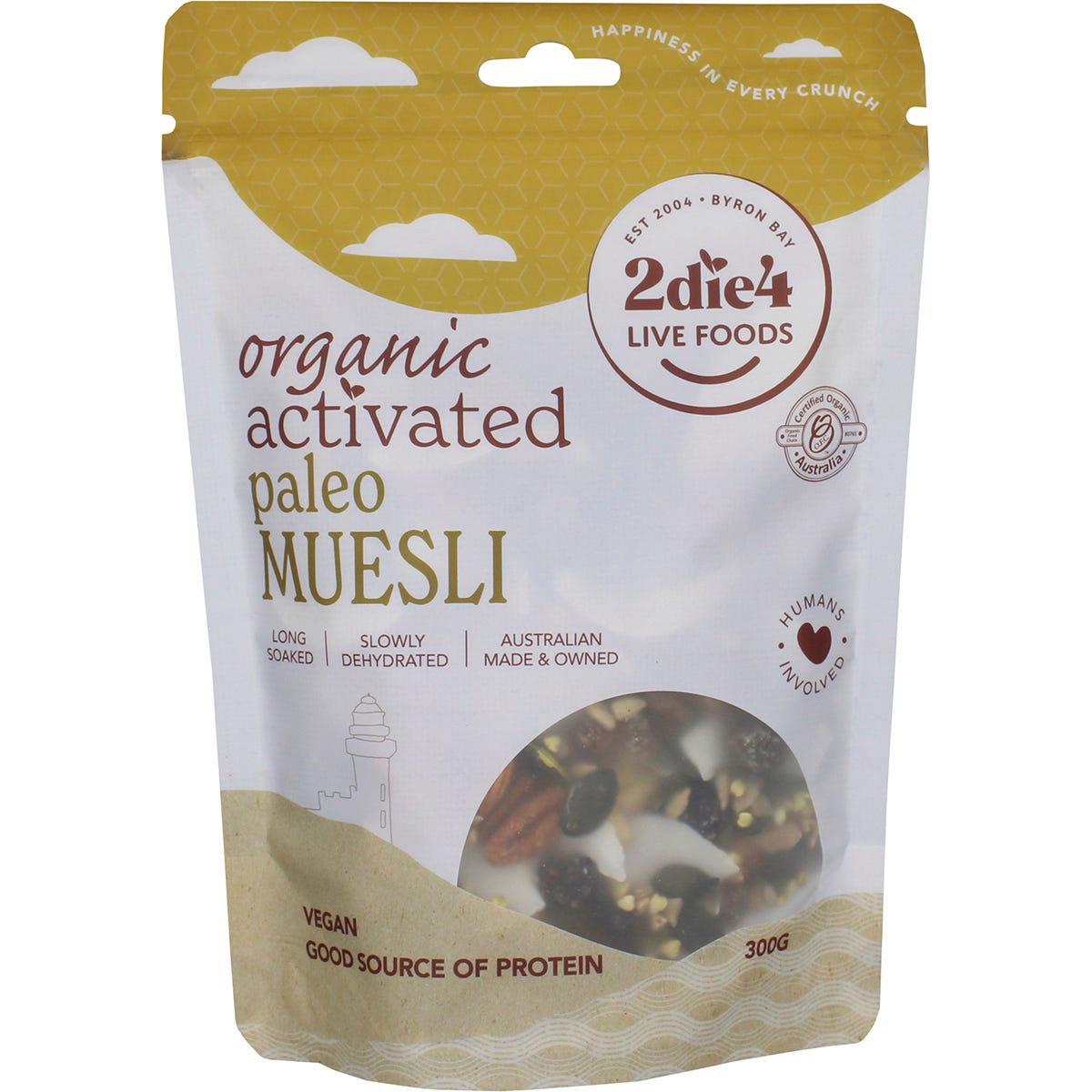 2die4 Live Foods- Organic Activated Paleo Muesli-300g