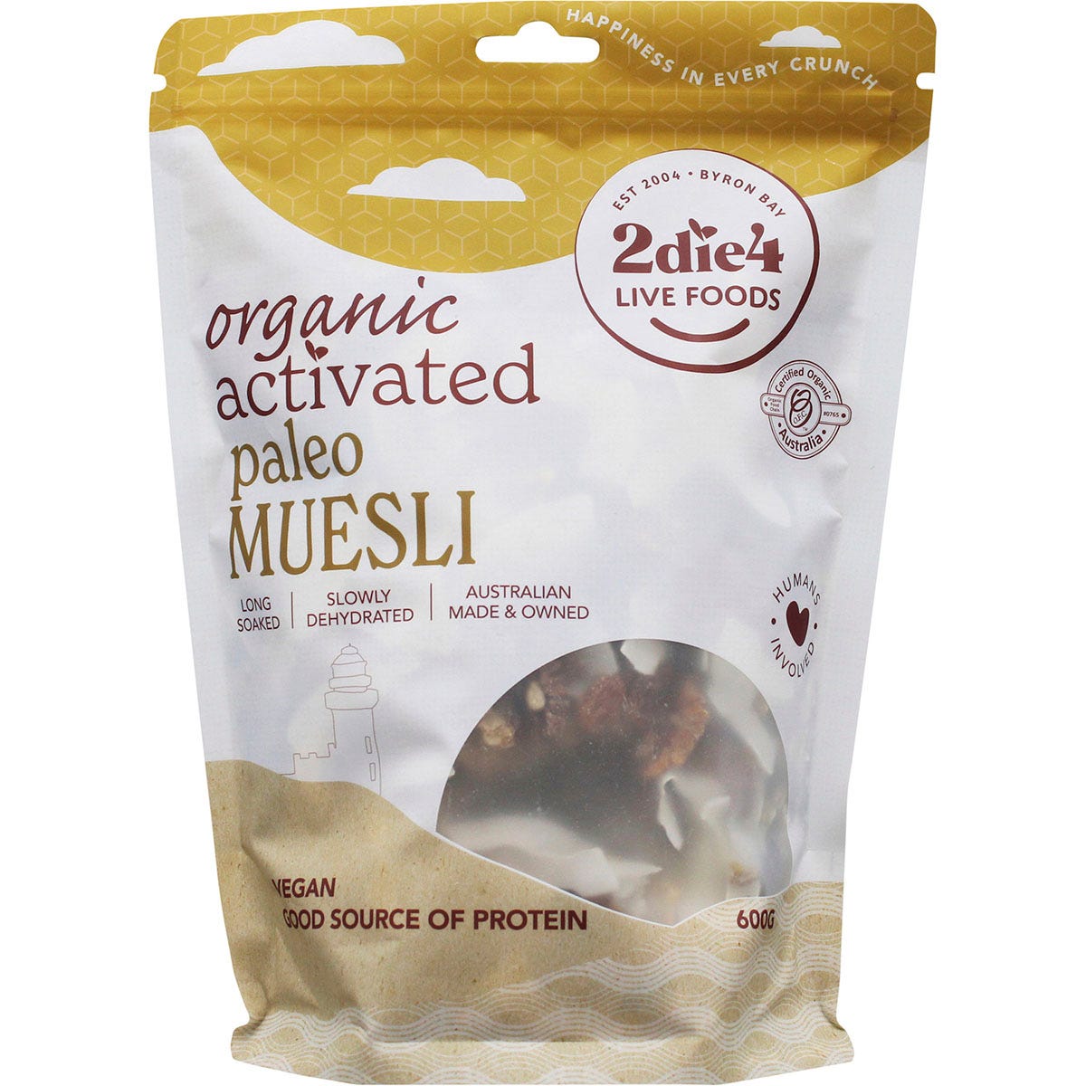 2die4 Live Foods- Organic Activated Paleo Muesli-600g