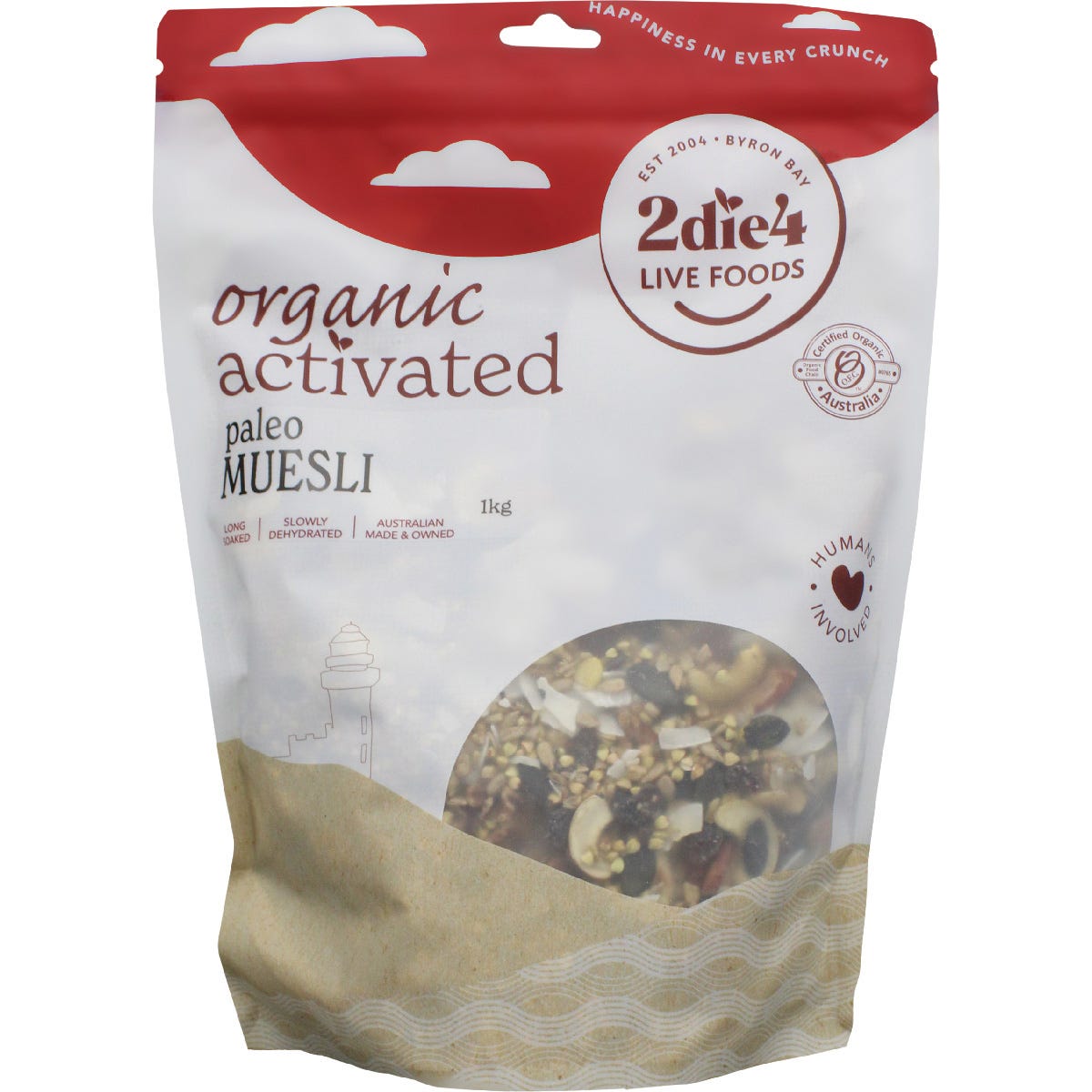 2die4 Live Foods- Organic Activated Paleo Muesli-1kg