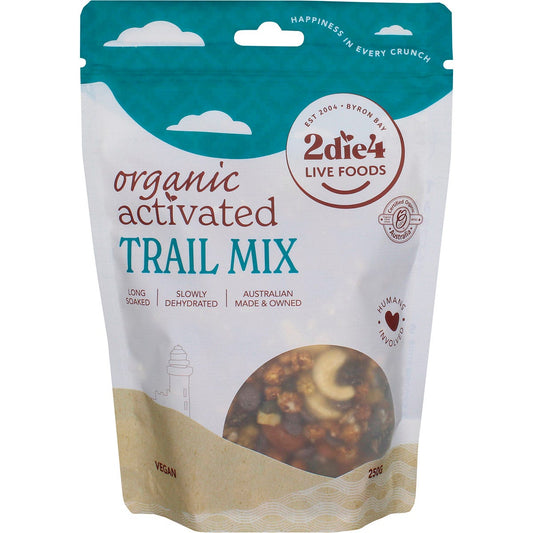 2die4 Live Foods- Organic Activated Trail Mix-250g