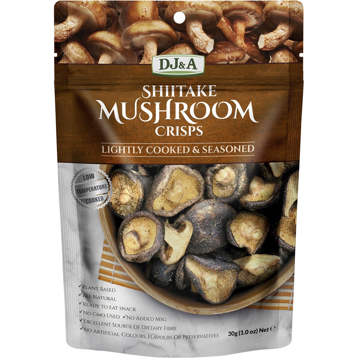 DJ&A- Shiitake Mushroom Crisps-12x30g