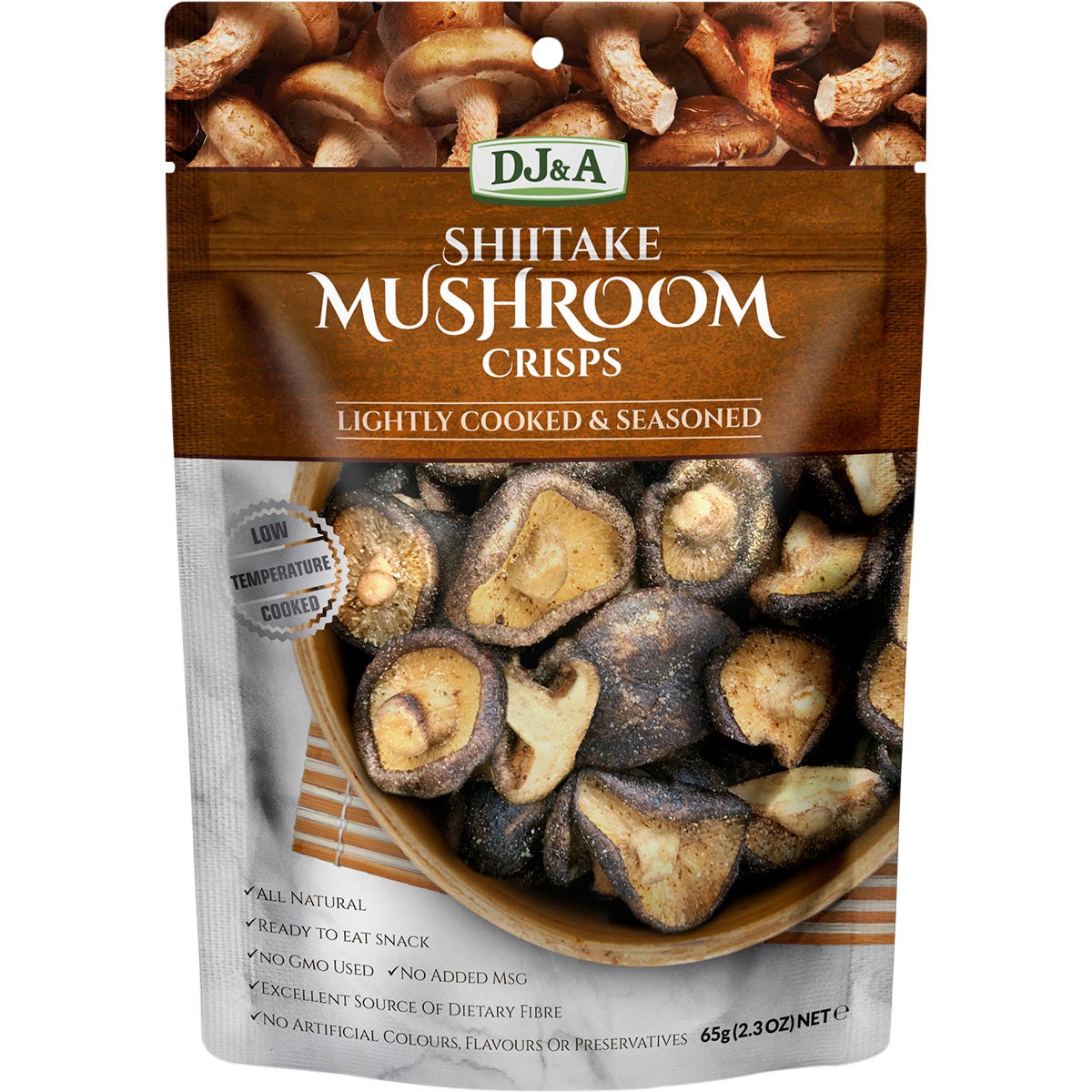DJ&A- Shiitake Mushroom Crisps-12x30g