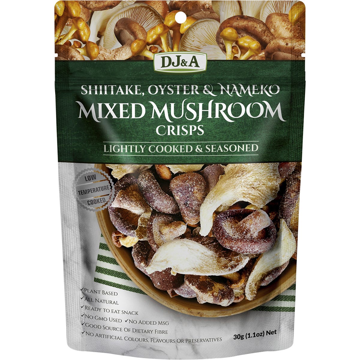 DJ&A- Mixed Mushroom Crisps-12x30g
