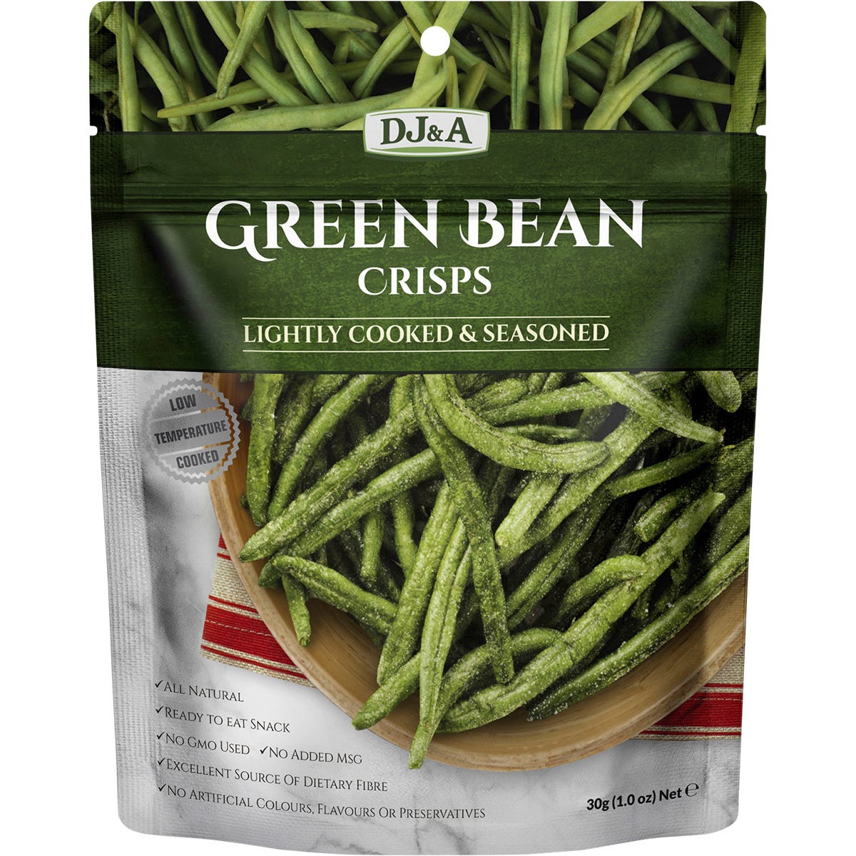 DJ&A- Green Bean Crisps-10x30g