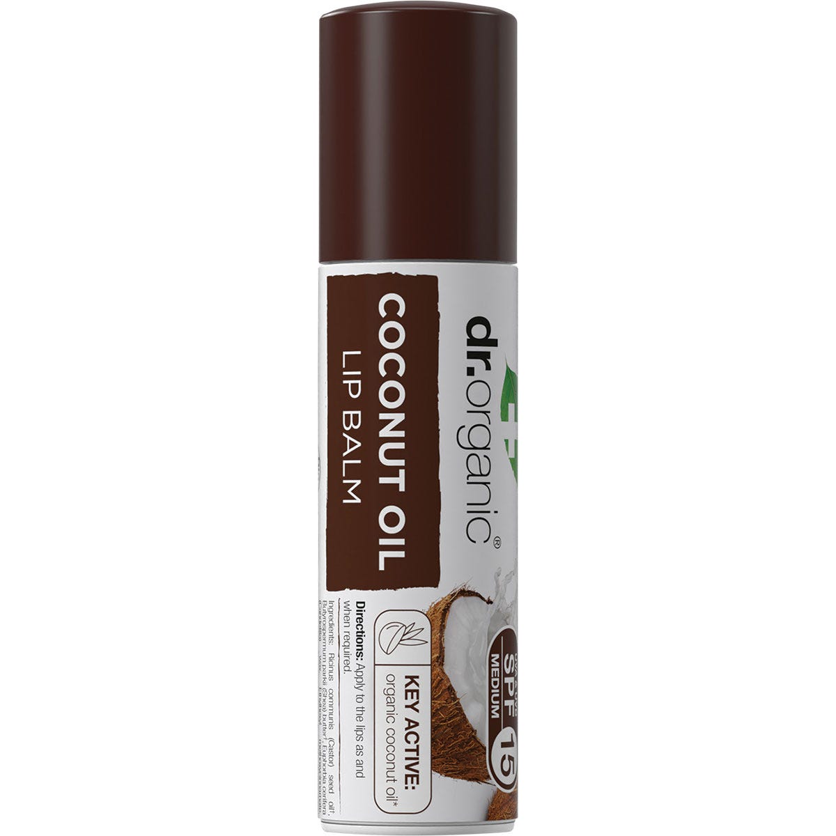 Dr. Organic- Lip Balm SPF 15 Coconut Oil-5.7ml