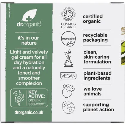 Dr. Organic- Daily Hydration Gel Cream Ageless with Seaweed-50ml