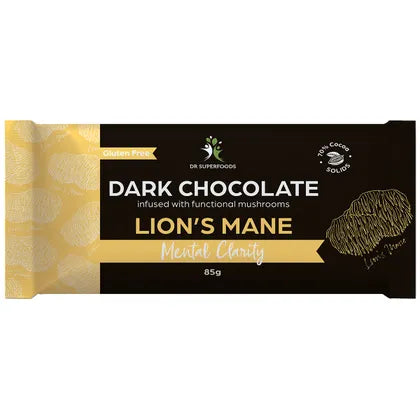 Dr Superfoods- Dark Chocolate Bar Mental Clarity-12x85g