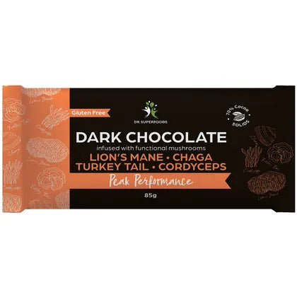 Dr Superfoods- Dark Chocolate Bar Peak Performance-12x85g