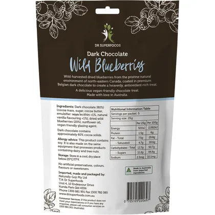 Dr Superfoods- Dried Antioxidant Super Berries-125g