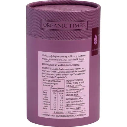 Organic Times- Drinking Chocolate-200g