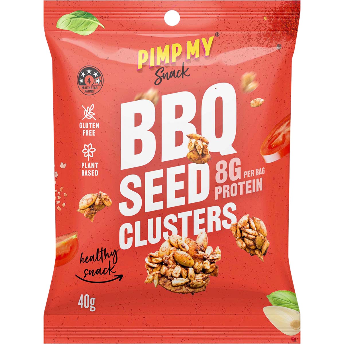 Pimp My Snack- BBQ Seeds Clusters-12x40g
