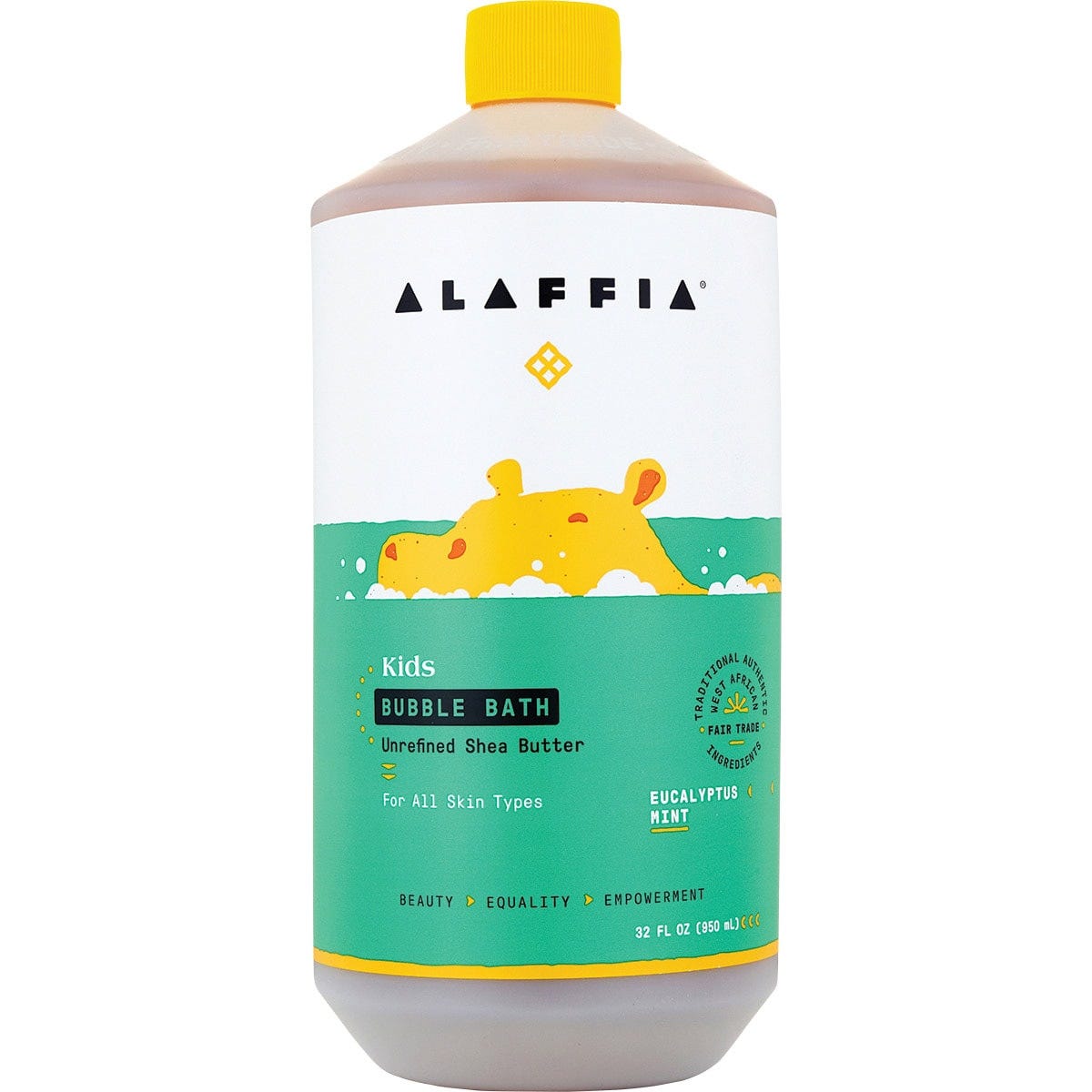 Alaffia- Kids Bubble Bath Eucalyptus Mint-950ml