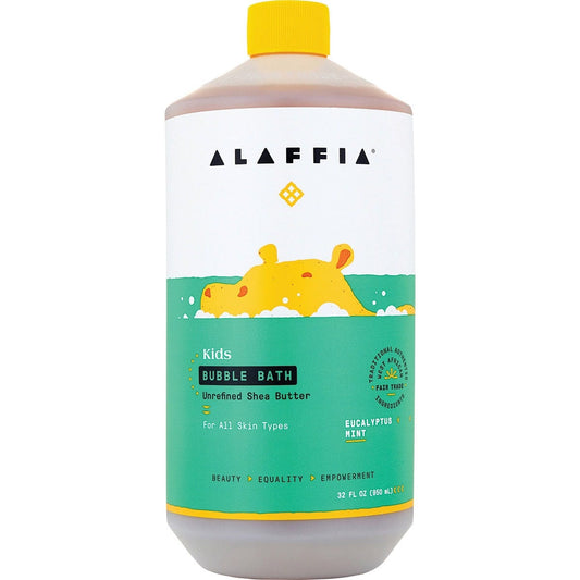 Alaffia- Kids Bubble Bath Eucalyptus Mint-950ml