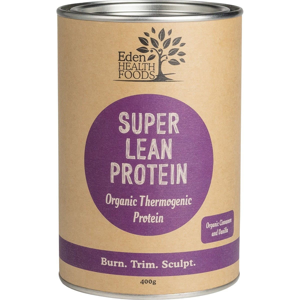 Eden Healthfoods- Super Lean Protein Cinnamon & Vanilla-400g