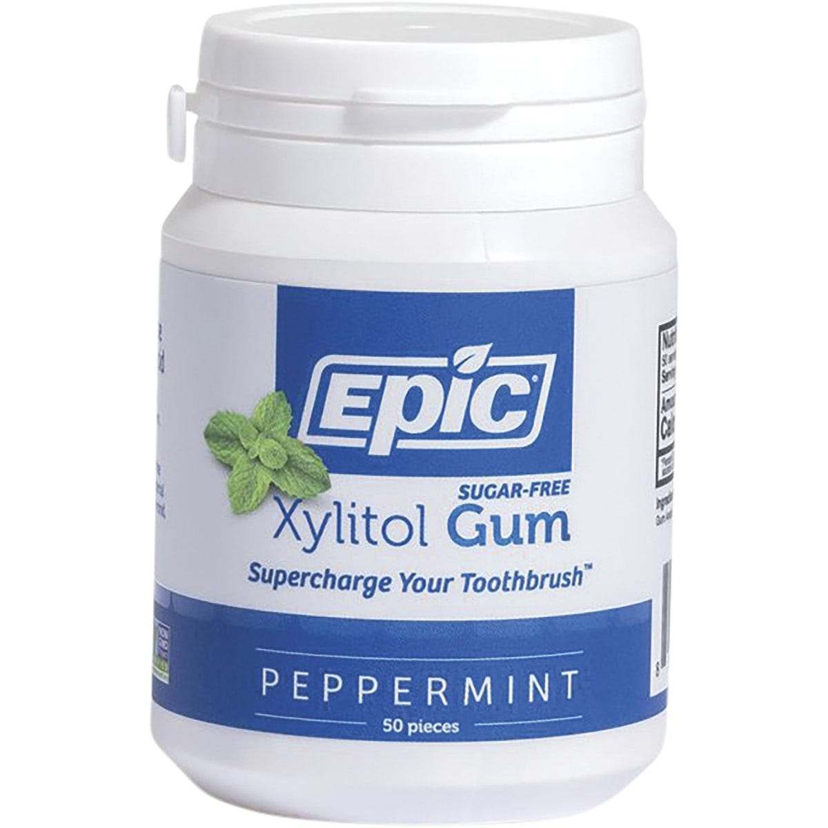 Epic- Xylitol Chewing Gum Peppermint-50pcs