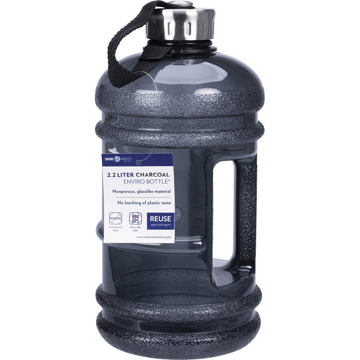 Enviro Products- Drink Bottle Eastar BPA Free Charcoal-2.2L