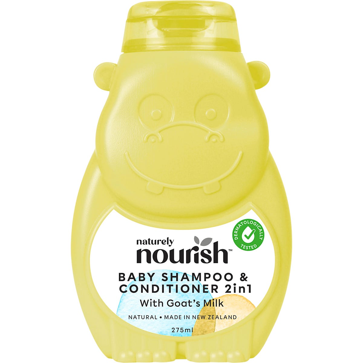 Naturely Nourish- Hippo Baby Shampoo & Conditioner 2in1-275ml
