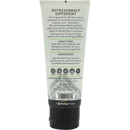 Redmond- Earthpaste Toothpaste with Silver Spearmint-113g