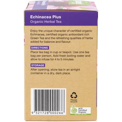 Planet Organic- Echinacea Plus Herbal Tea Bags-25pk