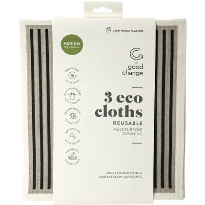 Good Change Store- Eco Cloth Medium-3pk