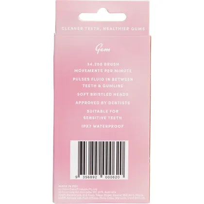 Gem- Electric Toothbrush Replacement Heads Coconut-2pk