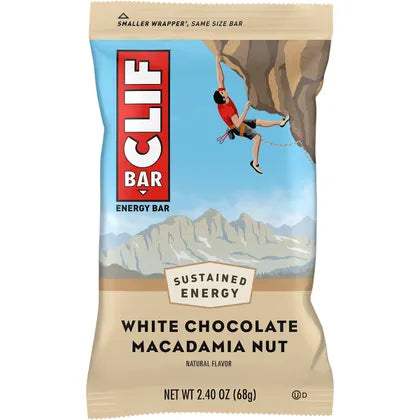 CLIF- Energy Bar White Chocolate Macadamia-12x68g