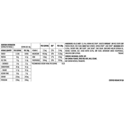 CLIF- Energy Bar White Chocolate Macadamia-12x68g