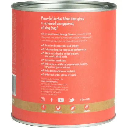 Eden Healthfoods- Energy Shot Pre-Workout-150g