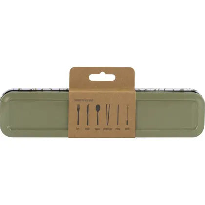 Retrokitchen- Eucalyptus Stainless Steel Cutlery Set