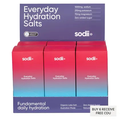 Sodii- Everyday Hydration Salts Salty Raspberry-30pk