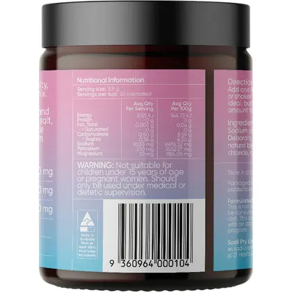 Sodii- Everyday Hydration Salts Salty Berry-185g